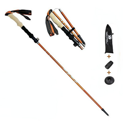 33–125 cm 5-sektsioonilised kaasaskantavad õues kokkupandavad matkakepid matkakepid matkakepid teleskoopkämpingul jalutuskepid