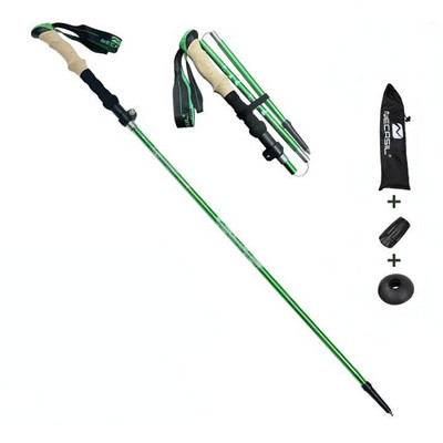 33–125 cm 5-sektsioonilised kaasaskantavad õues kokkupandavad matkakepid matkakepid matkakepid teleskoopkämpingul jalutuskepid
