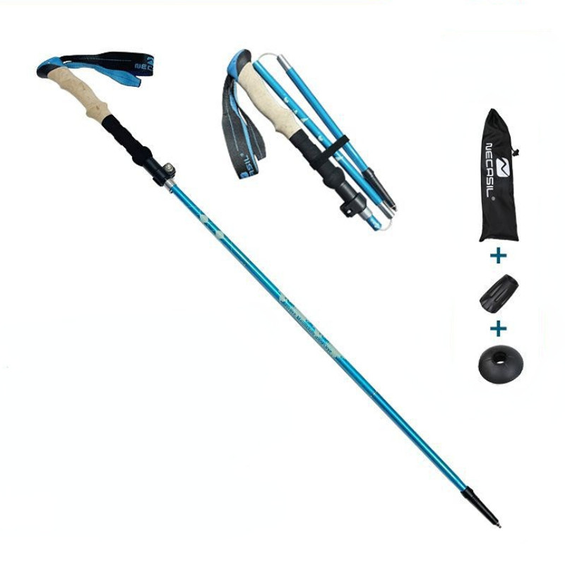 33–125 cm 5-sektsioonilised kaasaskantavad õues kokkupandavad matkakepid matkakepid matkakepid teleskoopkämpingul jalutuskepid