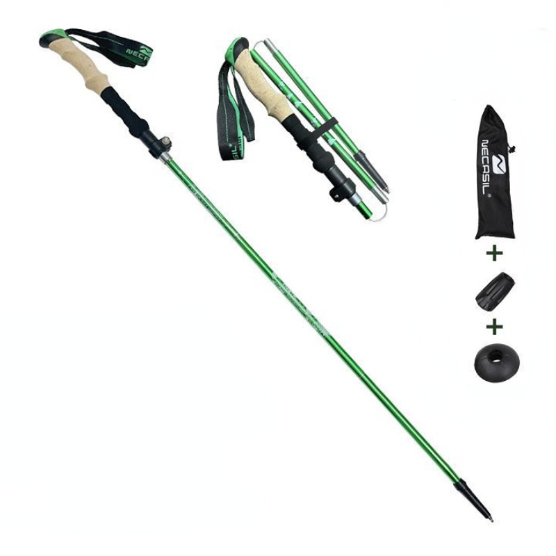 33–125 cm 5-sektsioonilised kaasaskantavad õues kokkupandavad matkakepid matkakepid matkakepid teleskoopkämpingul jalutuskepid