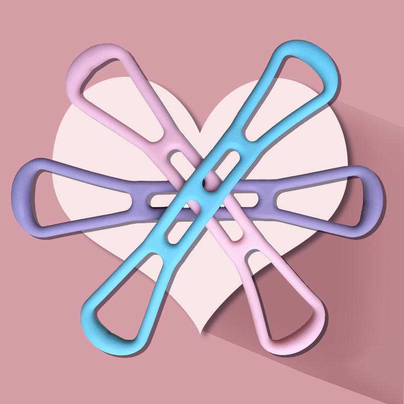 Naiste jooga vastupidavus elastsed silikoonkummist rihmad Fitness Treening Treeningvarustus Pilates Sport Tool Expander Venitus