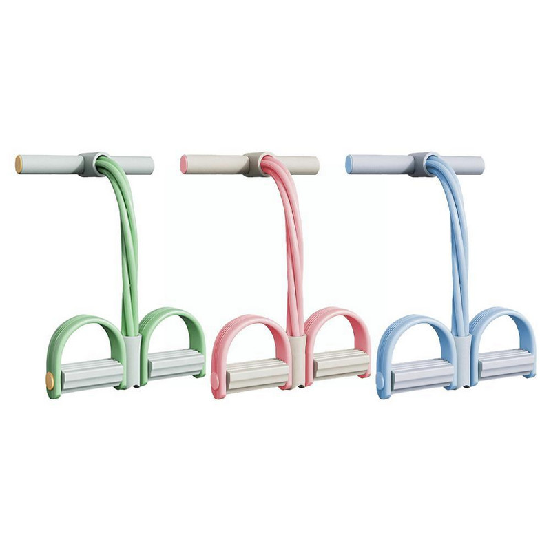 Treniruotės atsparumo juostos Latekso pedalas kulkšnies pilvo treniruočių įranga, traukimo virve, treniruočių įranga Elastingos sportinės juostos Jogos išplėtimas Sit A5E4