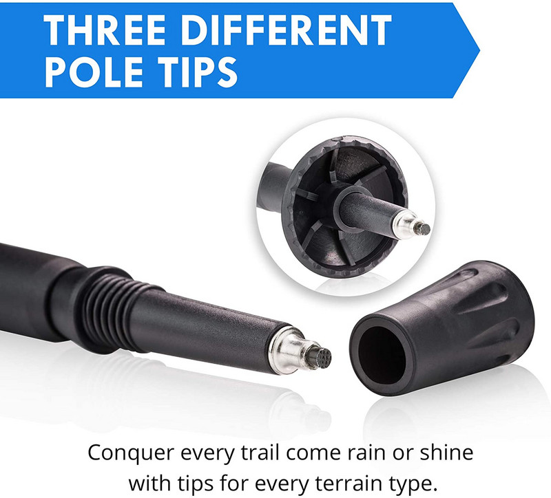 Baston de drumeție pliați în aer liber, de camping, de mers pe jos, de drumeție, de baston telescopic din aluminiu ultra-ușor pentru bătrâni