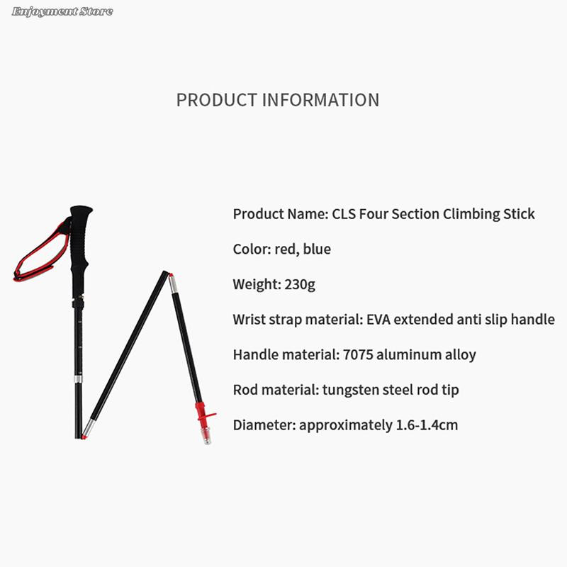 1 buc. Bețe de drumeție Baston de drumeție pliabil. Bețe de drumeție pliabile.