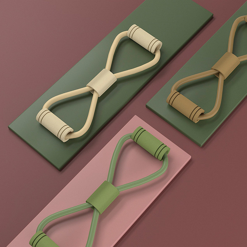 Joonis 8 Rally Fitness Ralli nöör elastne vöö avatud õlg Beauty Selg Rindade Laiendus Artefakt venitusharjutuste varustus