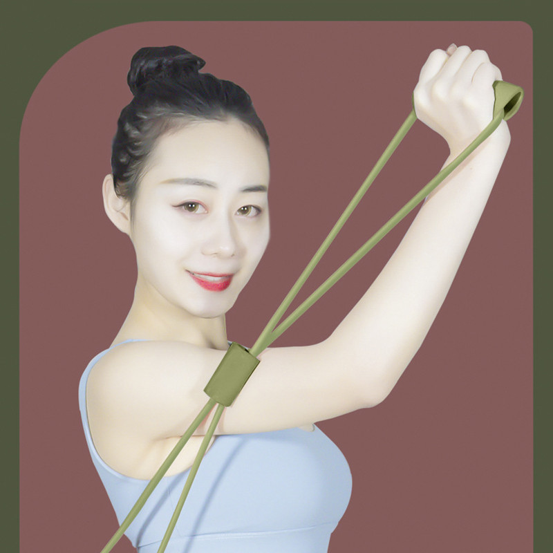 Joonis 8 Rally Fitness Ralli nöör elastne vöö avatud õlg Beauty Selg Rindade Laiendus Artefakt venitusharjutuste varustus