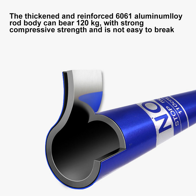 3-sektsioonilised välironimistangid alumiiniumsulamist teleskoopiline matkakepp libisemiskindla käepidemega, kerge eakate mägironimistööriist