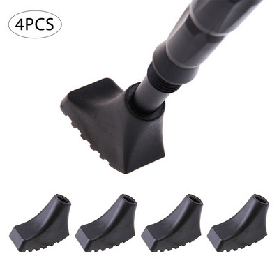 4 ΤΕΜ. Υπαίθρια Nordic Walking Pole Trekking Προστατευτικά άκρου πόλων από καουτσούκ Αντιολισθητικά μαξιλαράκια Buffer Αντικατάσταση Συμβουλές Τέλος για ράβδο πεζοπορίας