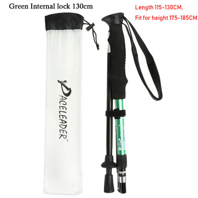 Mâner EVA Instrument portabil din aluminiu pentru drumeții de camping Băț telescopic Bastoane pliabile de mers Bețe pliante de trekking