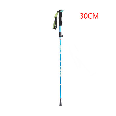 1kom vanjski štap s ručkom sklopivi planinski štap za planinarenje od aluminijske legure vanjski sklopivi štap za hodanje