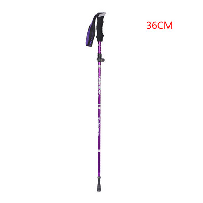 1kom vanjski štap s ručkom sklopivi planinski štap za planinarenje od aluminijske legure vanjski sklopivi štap za hodanje