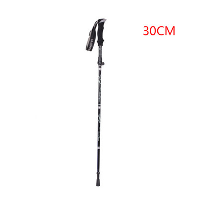 1kom vanjski štap s ručkom sklopivi planinski štap za planinarenje od aluminijske legure vanjski sklopivi štap za hodanje