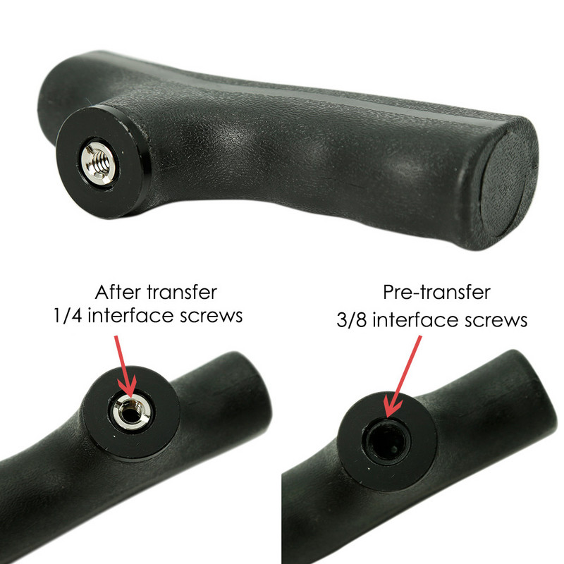 Hegymászó személyzet Monopod átalakító fej fogantyú markolat túrabotok sétapálca mankófej Ultrakönnyű műanyag fogantyúk