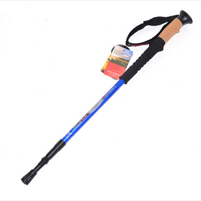 1kom štapova za nordijsko hodanje protiv šoka, teleskopskih štapova za planinarenje, ultralakih štapova za hodanje s gumenim štitnicima za vrhove