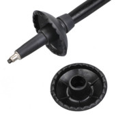 12tk.kepikepi lumesuusakorv matkamiseks jalutuskepikorvi vahetus õueskäimiskepi ümarkorv