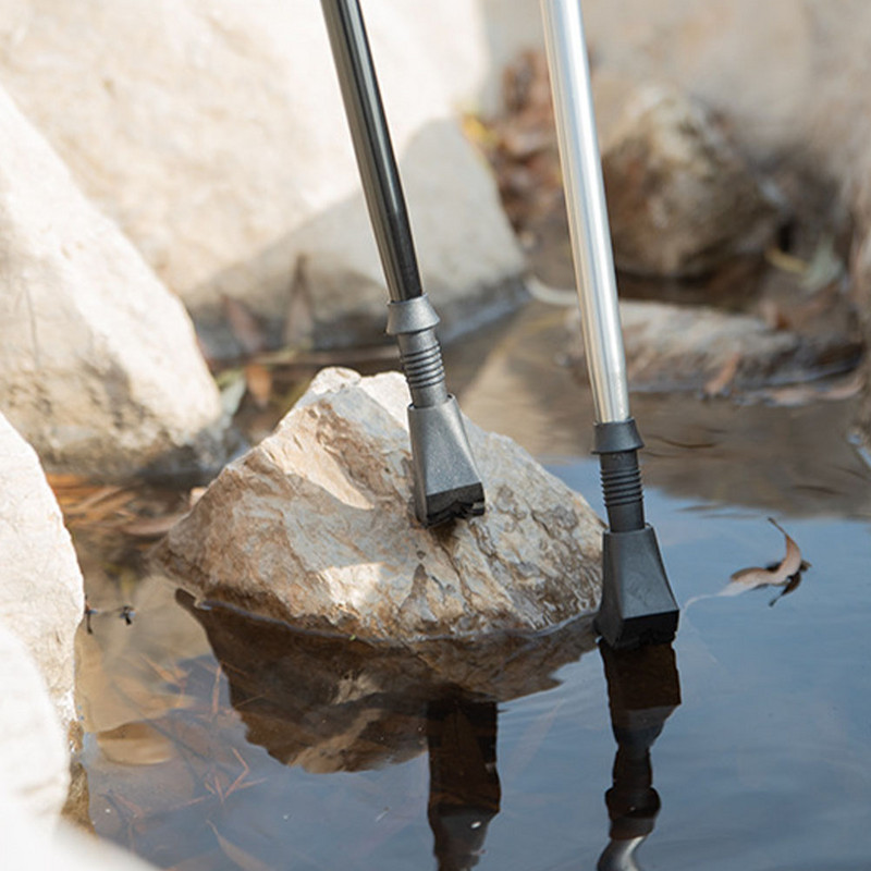 4 τμχ Μπαστούνια πεζοπορίας Συμβουλές για μπαστούνια πεζοπορίας Συμβουλές καρβιδίου Ανταλλακτικά μπαστούνια πεζοπορία Μύτη ράβδου αναρρίχησης για κάμπινγκ Μαύρο
