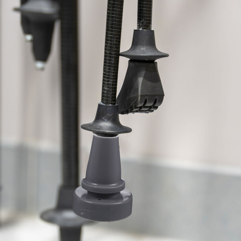 Näpunäited Rooliga kõndimine Kummist karguvarraste jalgade varda vahetus otsik Matkamine Non Anti Caps Trekikaitsed Otsad Protector Duty