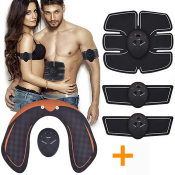 EMS Abdominal Muscle Stimulator Fitness Home Gym Electric Hip Trainer Abdomen Arm Exercise Vibration Massager Ζώνη αδυνατίσματος σώματος