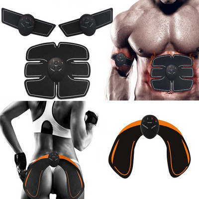 EMS Abdominal Muscle Stimulator Fitness Home Gym Electric Hip Trainer Abdomen Arm Exercise Vibration Massager Ζώνη αδυνατίσματος σώματος