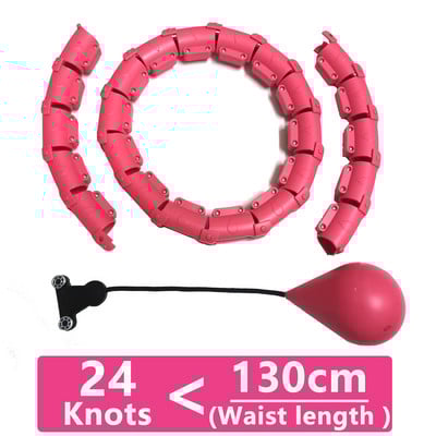 Nutikas kaalutud spordirõngas kõhu vöökoha treeningrõngad eemaldatav 24 sõlme 28 sõlme kaalulangusrõngas Adj treeningvarustus