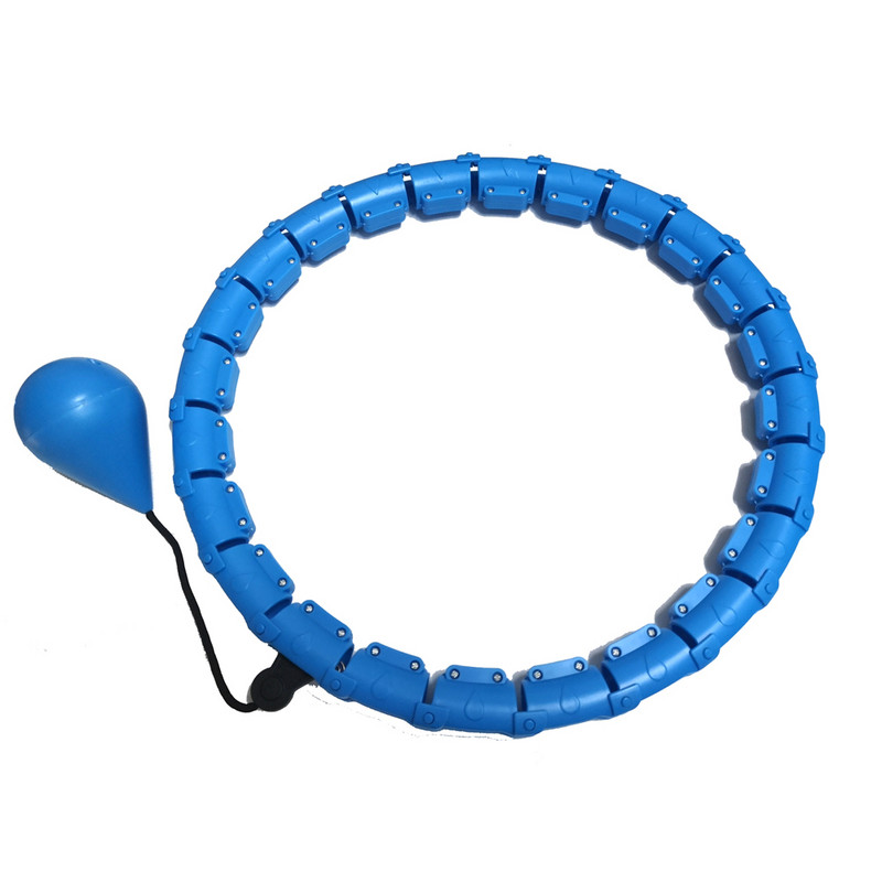 Nutikas kaalutud spordirõngas kõhu vöökoha treeningrõngad eemaldatav 24 sõlme 28 sõlme kaalulangusrõngas Adj treeningvarustus