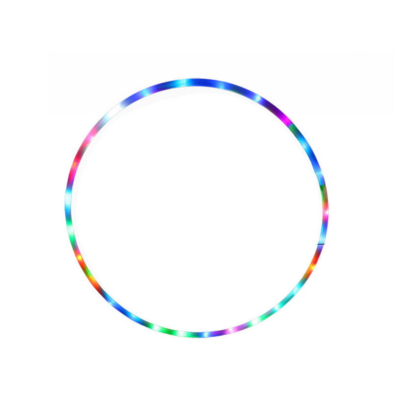 Šokių treniruoklių ratas Sporto įranga Dovanų LED šviesa Riebalų mažinimas Vaikams Suaugusiesiems Namuose Daugiaspalvių spalvų keitimas