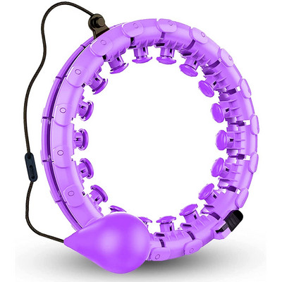 21 jagu Nutikad kaalutud spordirõngad kõht õhuke talje Harjutus Eemaldatav rõngas massaaž Fitness ringid Treening Kaalulangus