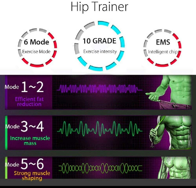 Puusad Treener Lihaste Tooneri Stimulaator Tuharad Lifting Tooneri Treener Salendav Masseerija Kodukontori treeningvarustus Masinad