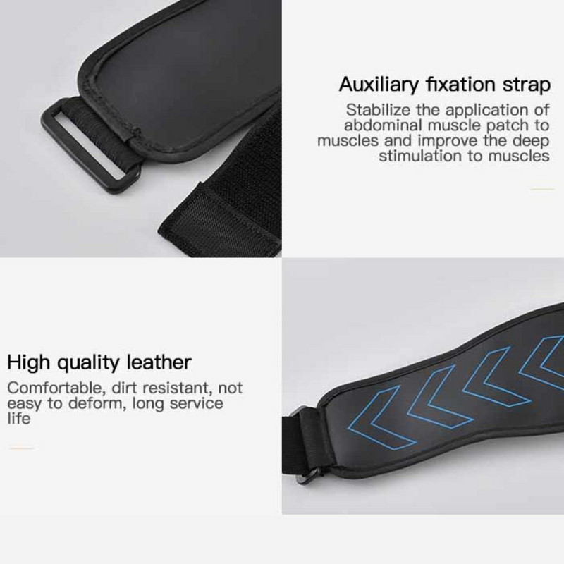Vyrai Smart Fitness EMS belaidis raumenų stimuliatorius treniruoklis pilvo treniruotės elektrinis svorio metimas lipdukai kūno lieknėjimo masažuoklis