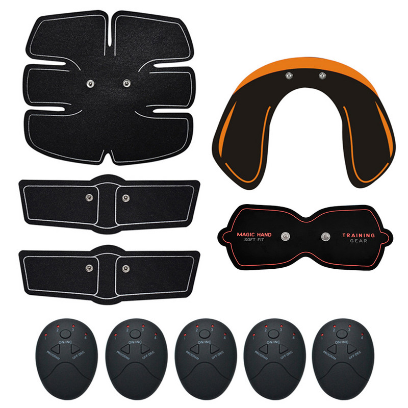 Juhtmevaba EMS kõhulihaste treeneri rihma vibratsiooni treeningu kehavarre salendav masseerija põletav harjutus Unisex vöö varustus