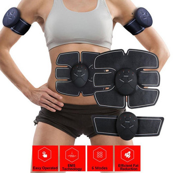 Унисекс ABS Тренажор за мускули Фитнес Стимулатор за коремна преса Gym Gear EMS Хип Стимулатор за корем Фитнес Отслабване на тялото