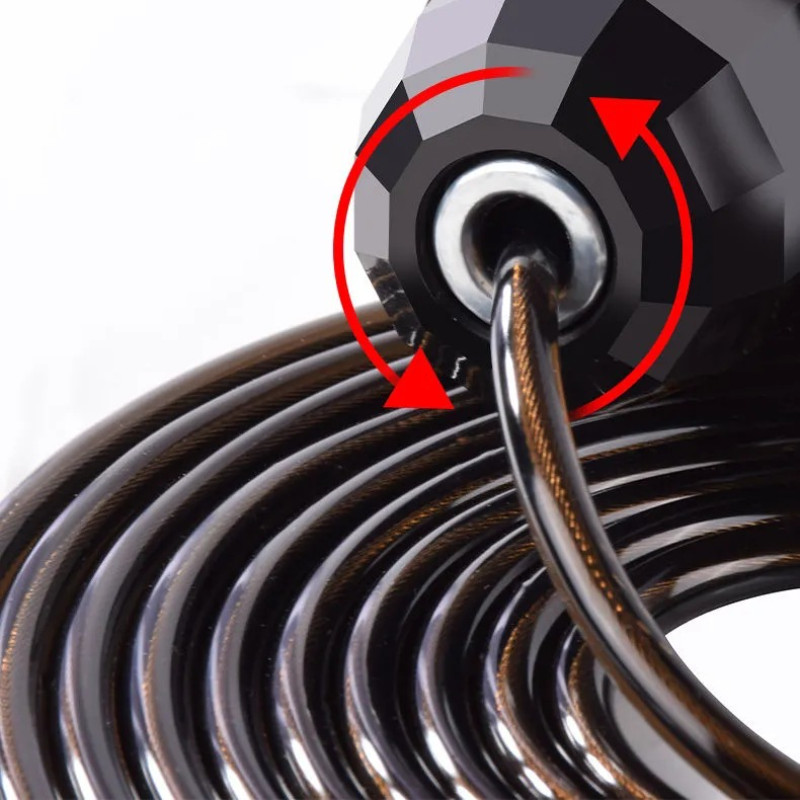 Profesionalus šokinėjimo lynas Studentų sportas šokinėjimo lynas Greitas greitis šokinėjimas su virve Sporto salė Sporto salė Pratimai namuose Lieknas kūnas