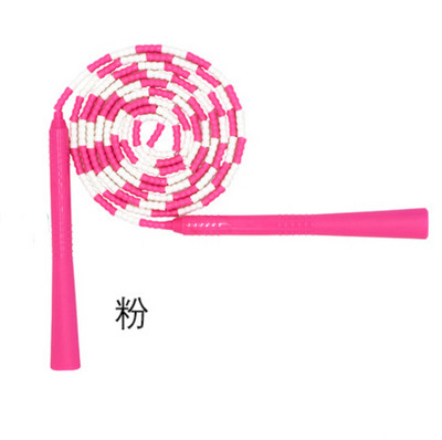 10 pėdų 9 pėdų gudrybės Įgūdžiai šuolis Praleidimas Praleidimas Virvė PVC bambuko pradedantysis Minkštas karoliukų karoliukas, paprastas nesipainiojimas Segmented Fitness