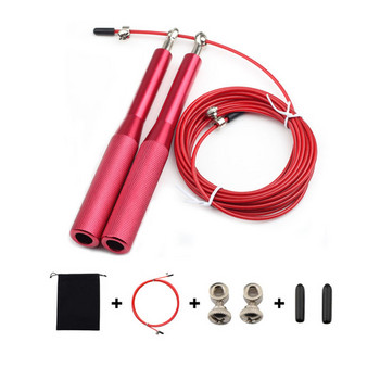 Σχοινιά άλματος γυμναστικής Crossfit Heavy Steel Wire Skipping Rope for Boxing MMA Training Equipment Gym Exerciser