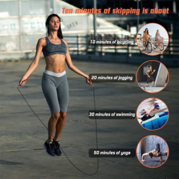 Νέος εξωτερικός αθλητισμός Skipping Rope Skipping Rope Ρυθμιζόμενο Skipping Rope Εξοπλισμός γυμναστικής Άσκηση 2,8m