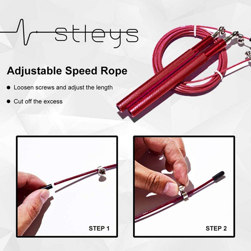 Kiirushüppe köis Fitness hüppenöör terasest juhtmeta kuullaagritega treening poksiks MMA võitluskunstide jõusaali varustus koduks