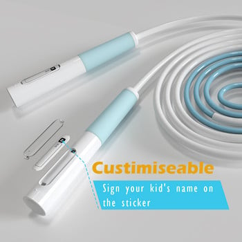 KYTO Kids Jump Rope Γρήγορη και ελαφριά, ρυθμιζόμενη χωρίς μπερδέματα, παράλειψη γυμναστικής για νήπια, κορίτσια, αγόρια, προπόνηση για άνδρες και γυναίκες