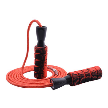 Προπόνηση Jump Rope Fitness Ρουλεμάν γυμναστικής Γρήγορης ταχύτητας παράλειψη σχοινιού Μαλακές λαβές αφρού από βαμβάκι Άσκηση για γυναίκες Άντρες Παιδική προπόνηση