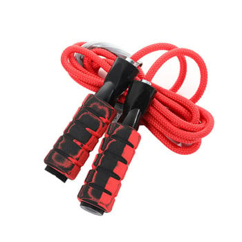 Προπόνηση Jump Rope Fitness Ρουλεμάν γυμναστικής Γρήγορης ταχύτητας παράλειψη σχοινιού Μαλακές λαβές αφρού από βαμβάκι Άσκηση για γυναίκες Άντρες Παιδική προπόνηση