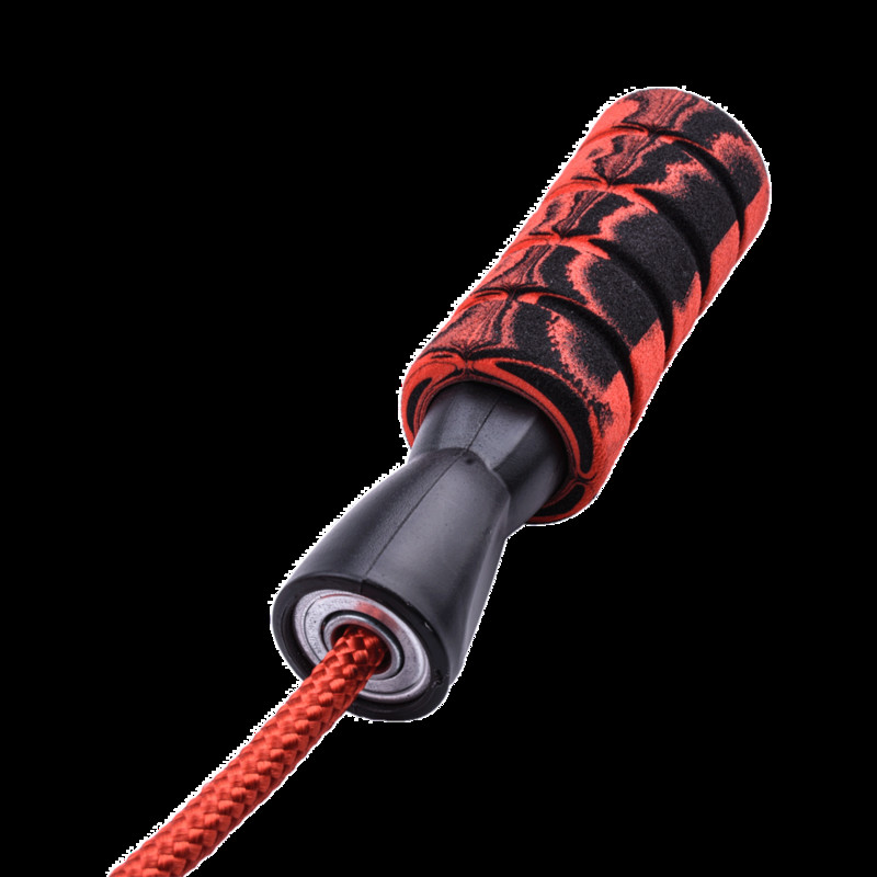 Въже за скачане Тренировка Фитнес сачмени лагери Бързоскоростно въже за скачане Мека пяна Дръжки Памук Упражнение за жени Мъже Детски тренировки