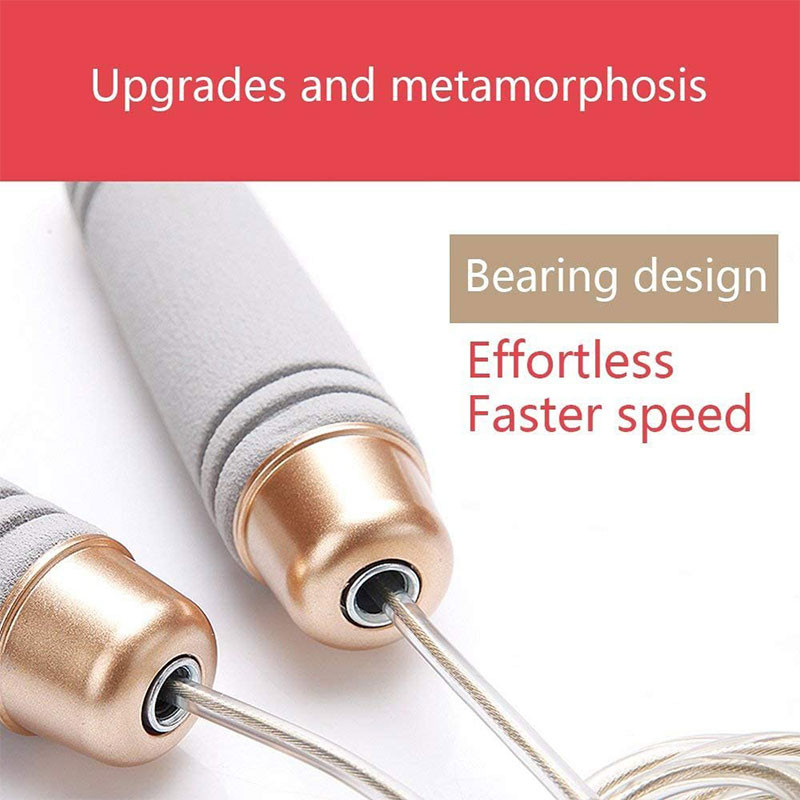 Coarda de săritură Sârmă de sărituri Sală de fitness Echipament de antrenament de gimnastică Sârmă de oțel cu viteză rapidă ponderată Antrenament crossfit pentru adulți pentru box MMA