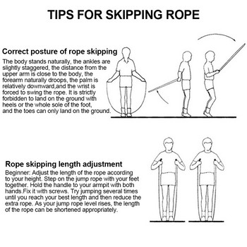 AOLIKES NEW Steel Wire Skipping Skip Adjustable Jump Rope Fitness Equipment Άσκηση 3 μέτρα