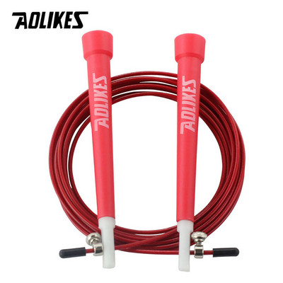 AOLIKES НОВО Прескачане на стоманена тел Регулируемо въже за скачане Фитнес оборудване Тренировка за упражнения 3 метра