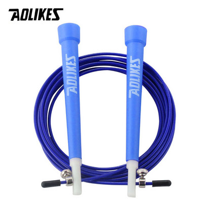 AOLIKES НОВО Прескачане на стоманена тел Регулируемо въже за скачане Фитнес оборудване Тренировка за упражнения 3 метра