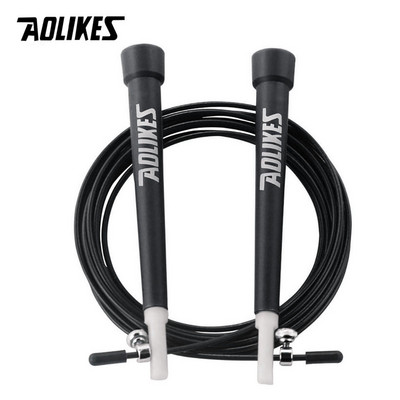 AOLIKES НОВО Прескачане на стоманена тел Регулируемо въже за скачане Фитнес оборудване Тренировка за упражнения 3 метра