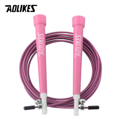 AOLIKES НОВО Прескачане на стоманена тел Регулируемо въже за скачане Фитнес оборудване Тренировка за упражнения 3 метра