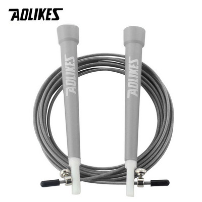 AOLIKES НОВО Прескачане на стоманена тел Регулируемо въже за скачане Фитнес оборудване Тренировка за упражнения 3 метра