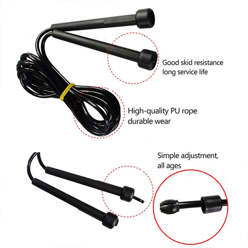 280 см въже за скачане PVC преносимо фитнес оборудване Упражнение у дома във фитнес зала Въже за скачане Въже за скачане Тренировъчно оборудване Мъже Жени