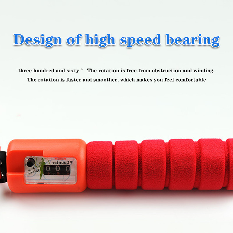 UUS hüppenöör koos loenduriga automaatse loendamisega raskeveokite hüppenöör Vajutage reguleeritava pikkuse lähtestamiseks lastele täiskasvanutele