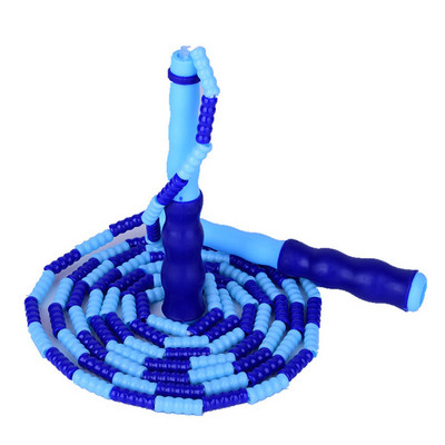 PVC bambusliigenditega hüppenöör, pehme helmestega helmestega helmed trikid oskused hüpped, vahelejätmine, fitness Crossfit täiskasvanud lastele